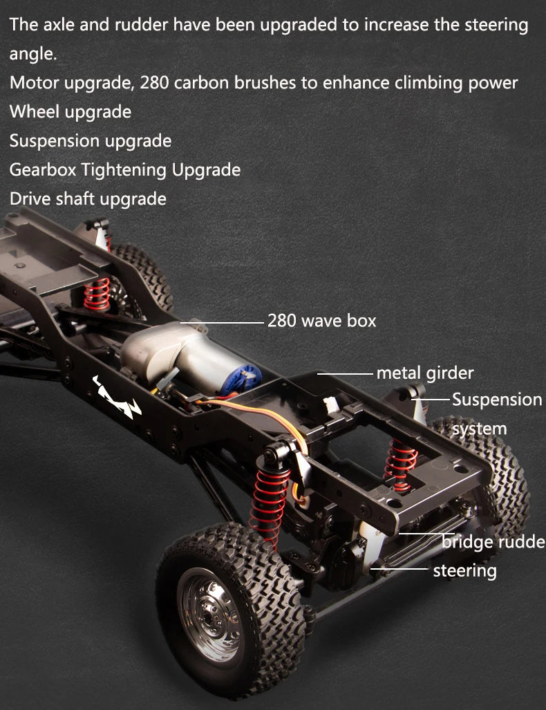 MN MN99S MN78 MN98 MN99 D90 1/12 RC coche 2,4G Control remoto 4X4 todoterreno luz LED 4WD escalada RC camión coche de juguete regalo para niño