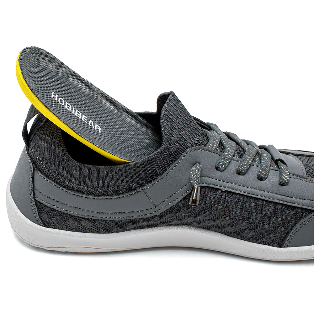 HOBIBEAR, zapatos descalzos Unisex, zapatillas de deporte con punta ancha y caída cero, zapatos ligeros para caminar, transpirables, minimalistas para exteriores