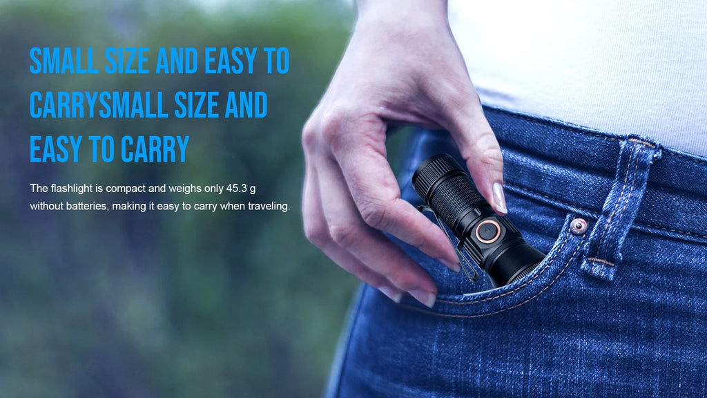 Linterna EDC Trustfire MT20 Recargable USB-C 1050 Lúmenes