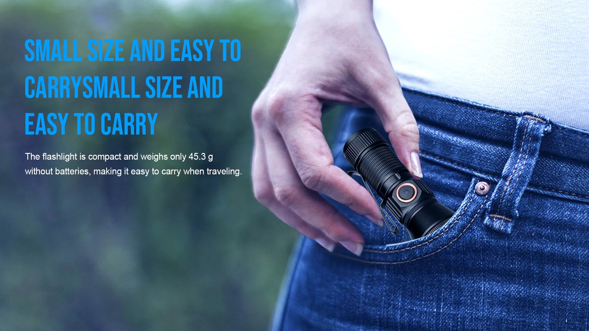 Linterna EDC Trustfire MT20 Recargable USB-C 1050 Lúmenes
