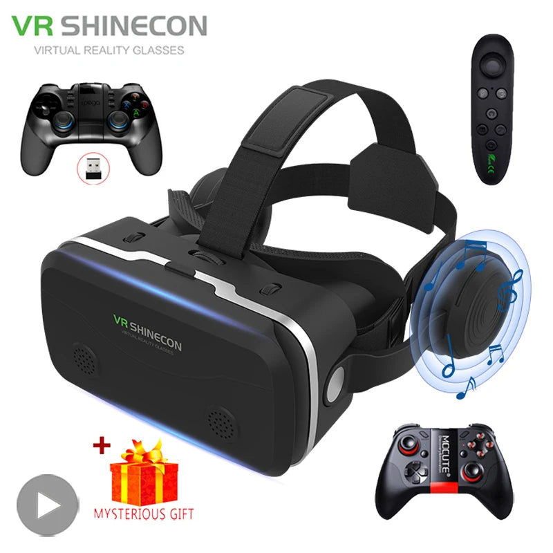 Gafas de realidad Virtual VR, dispositivos de auriculares 3D, lentes para casco Viar, inteligentes para teléfonos inteligentes, auriculares para teléfono móvil Realidade