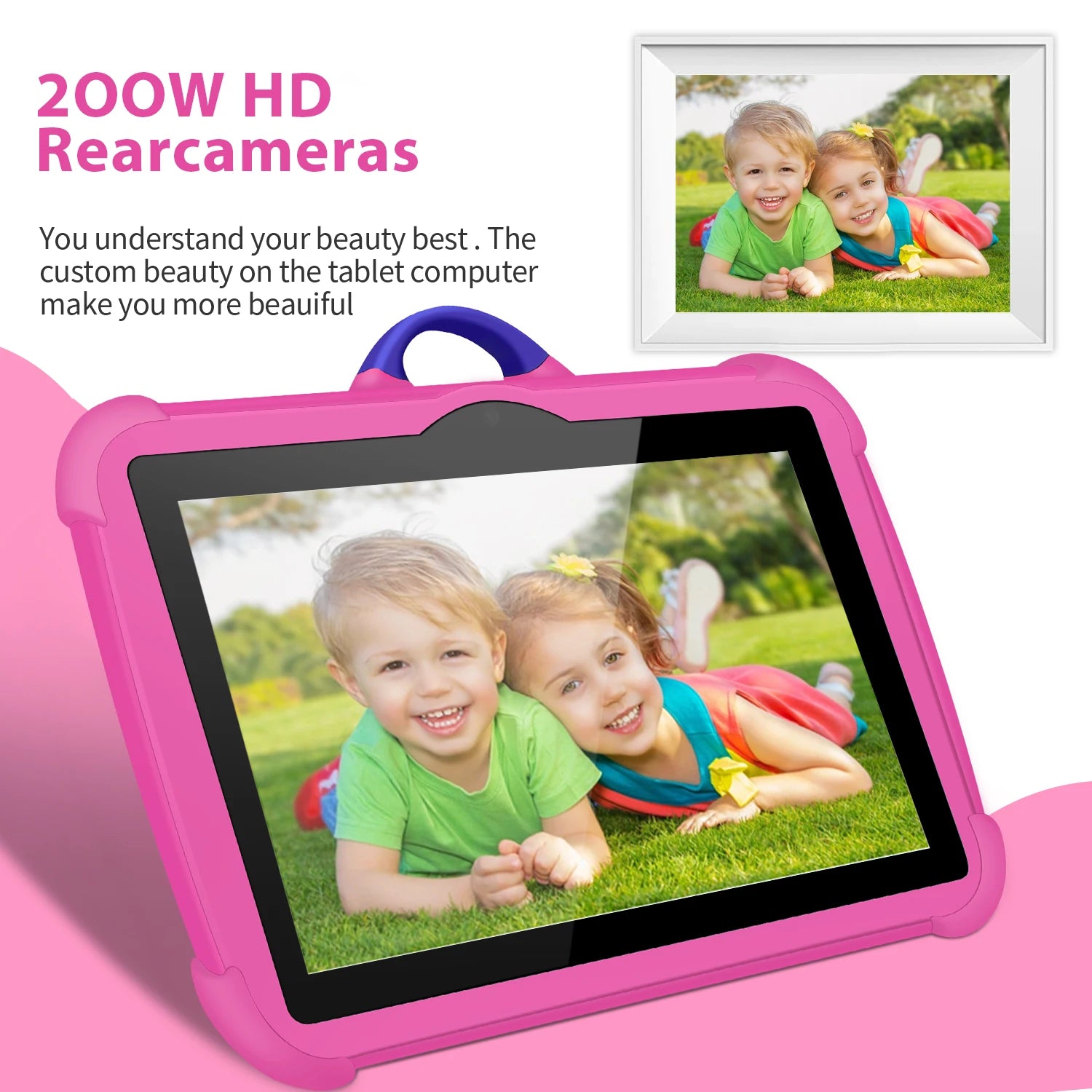 Tablet infantil de 7 pulgadas, Android 13, 5G WiFi, 4GB RAM y 64GB ROM