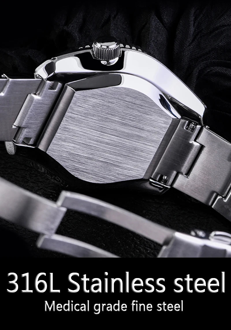 Reloj de Buceo Automático HEIMDALLR MM300, Cristal Zafiro, 300M, Acero Inoxidable
