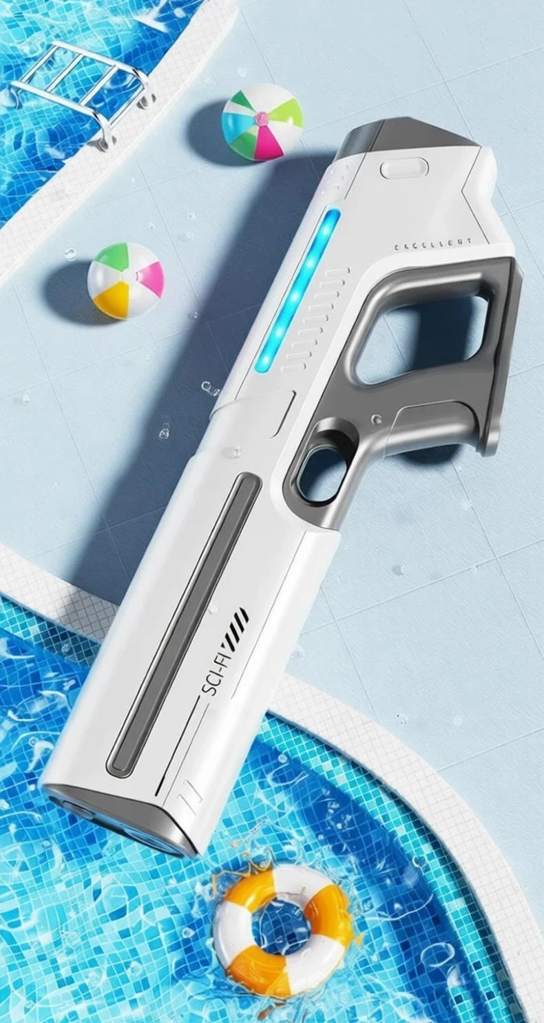 Pistola de Agua Eléctrica Automática para Verano Jardín Piscina