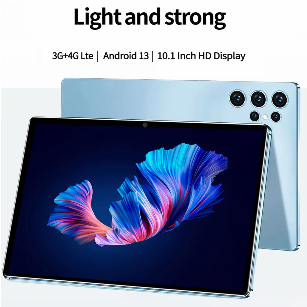 Tablet Android 13 BDF de 10.1 pulgadas, Octa Core, 4GB RAM, 64GB ROM, 4G LTE