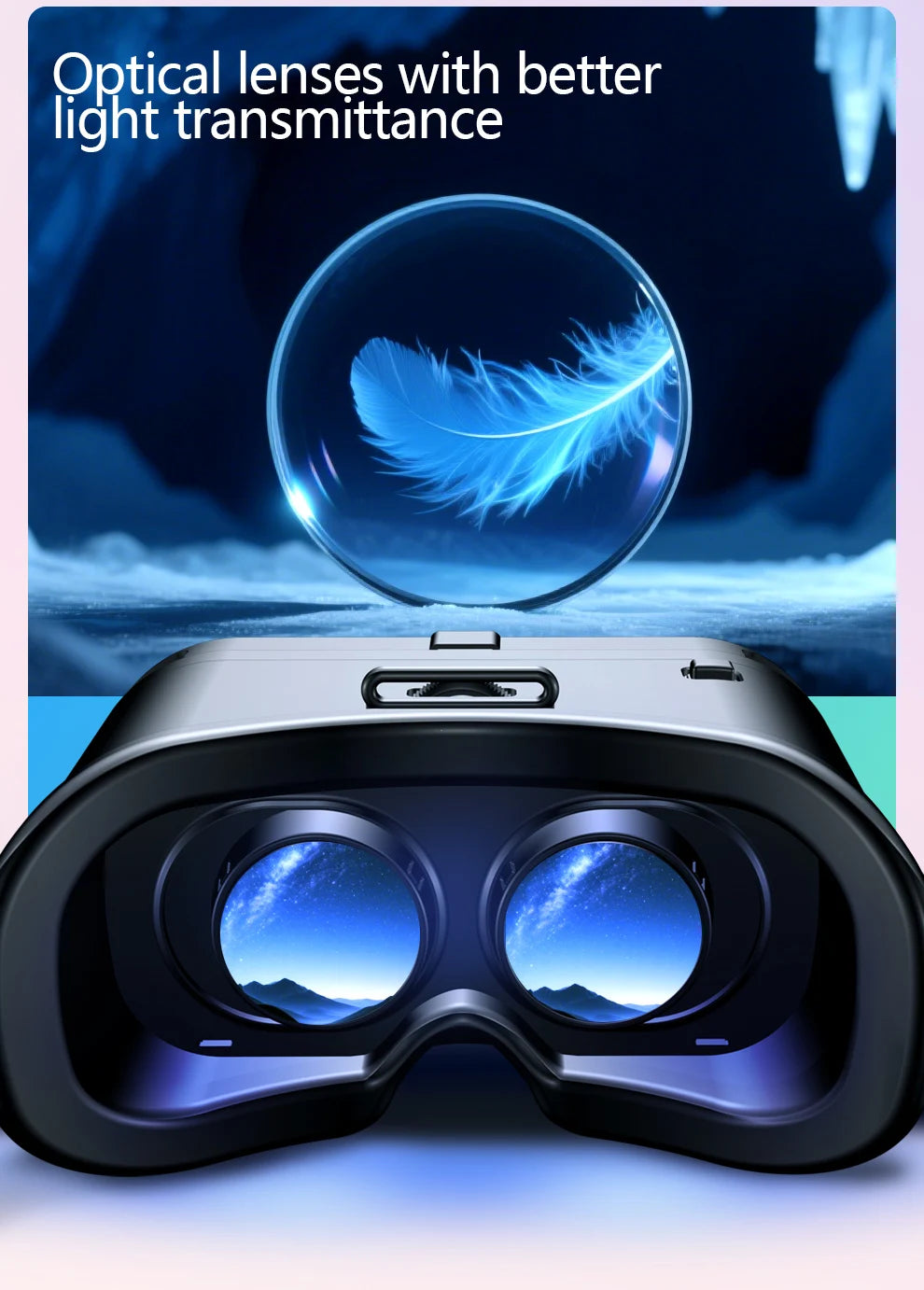 Gafas VR, Auriculares 3D, Dispositivos de Realidad Virtual, Casco, Lentes Viar, Gafas para Teléfono Inteligente, Controlador de Juegos Inteligente, Set de Gafas VR