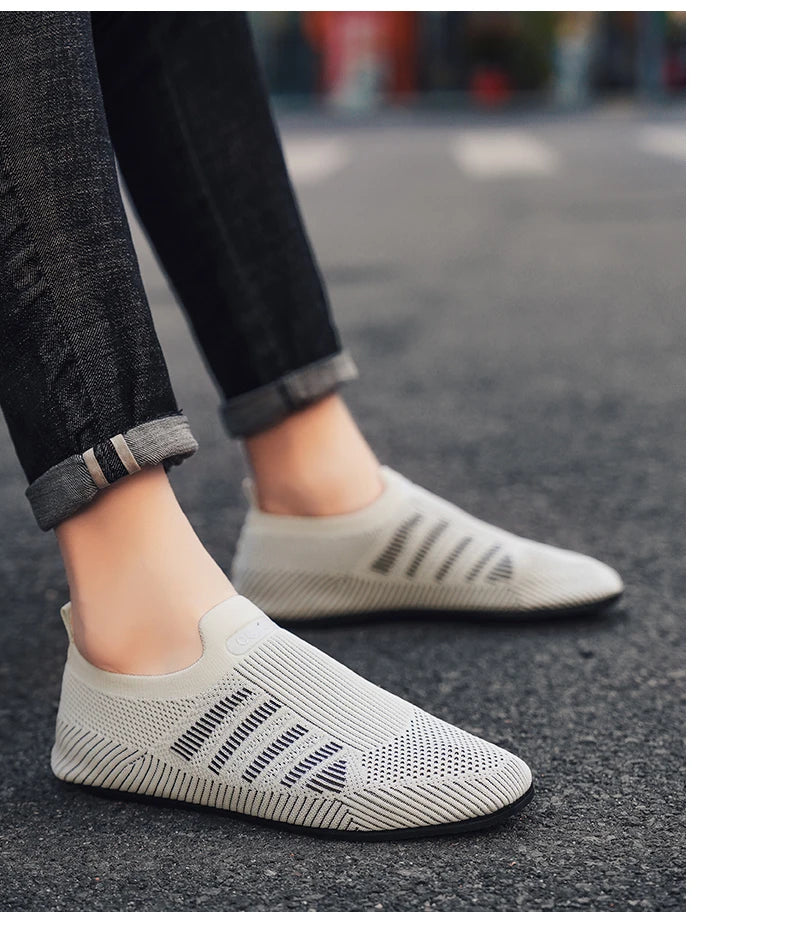 YRZL, mocasines de malla para hombre, mocasines para conducir, zapatos planos con parte inferior fina para caminar, mocasines informales antideslizantes transpirables, zapatos de verano para hombre
