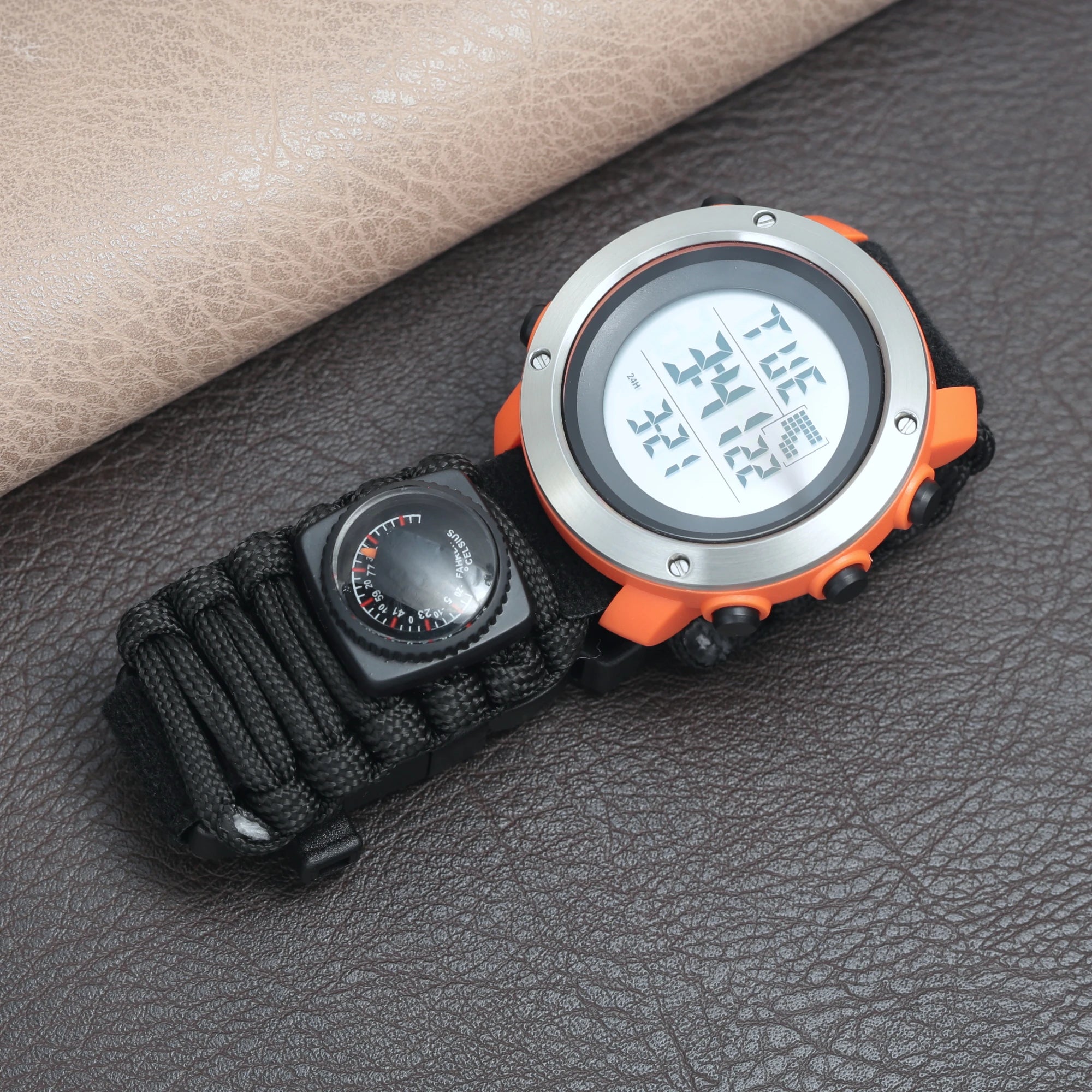 Reloj Digital Deportivo SHIYUNME con Brújula, Termómetro y LED Militar