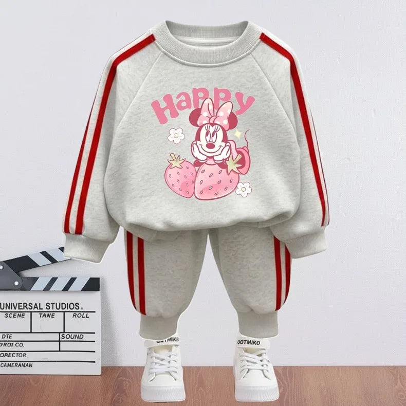 Conjuntos de ropa para niños, sudaderas con capucha y pantalones de rayas laterales, conjunto de sudaderas informales de dos piezas, nuevo estilo, primavera 2026