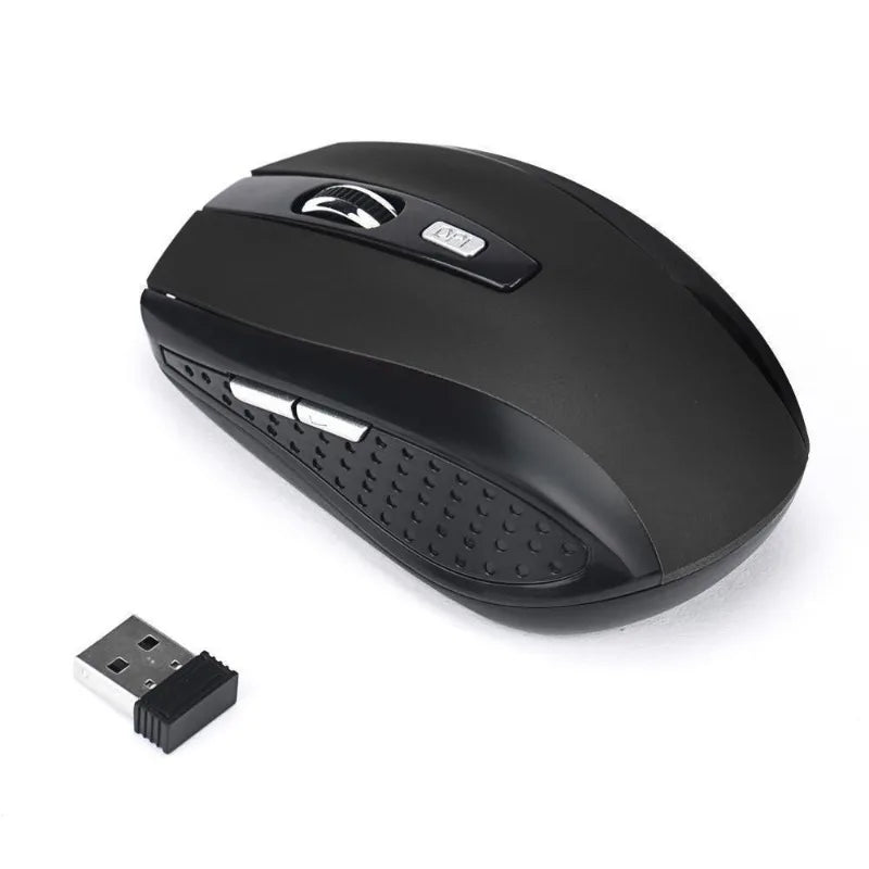 Ratón inalámbrico para juegos de 2,4 GHz con receptor USB para PC, portátil, ordenador de sobremesa