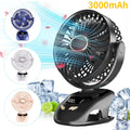 Ventilador con Clip Portátil para Escritorio y Cama