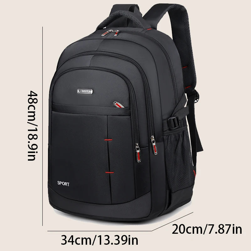 Mochila Unisex Impermeable para Laptop con Múltiples Bolsillos