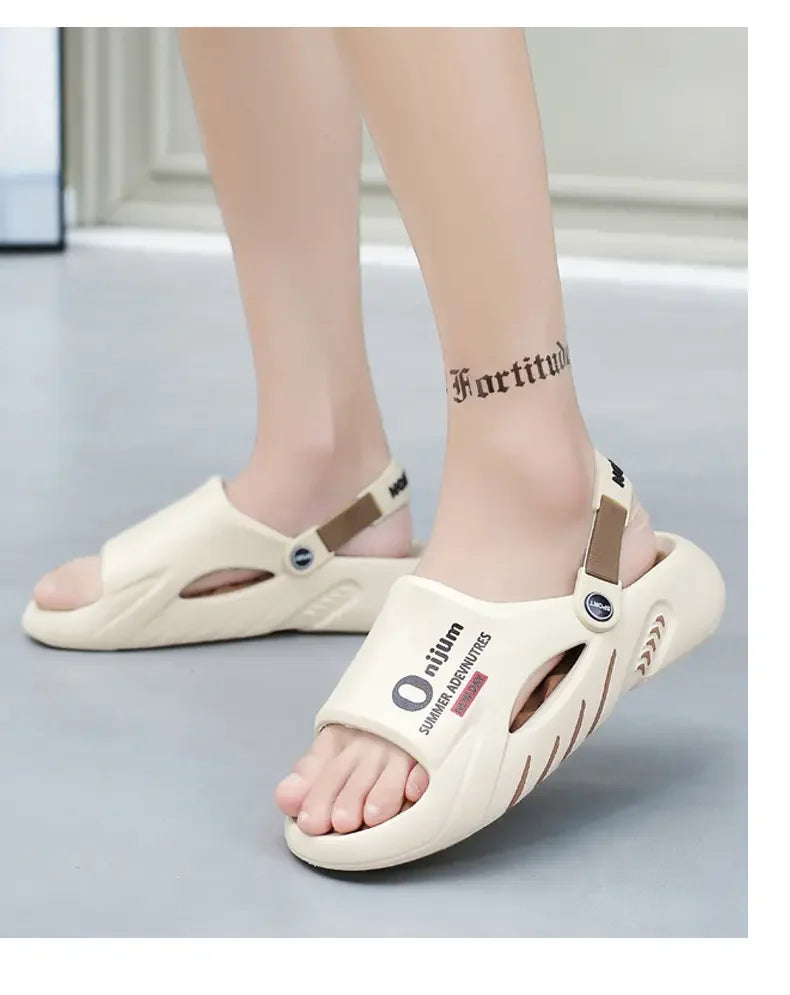 Sandalias slide para hombre en EVA antideslizante para playa e interior