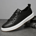 Zapatos de cuero genuino para hombre de marca, cómodas plantillas de suela blanda, zapatos Oxford informales para hombre, calzado deportivo para exteriores