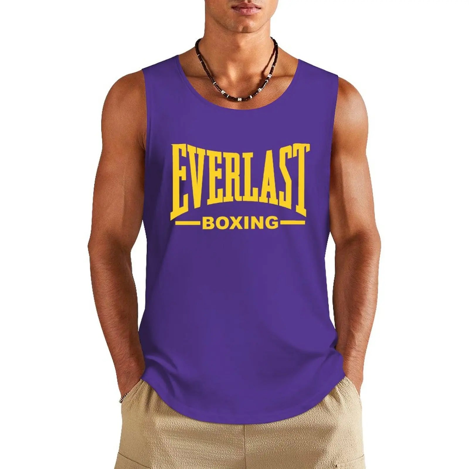 Camiseta Sin Mangas para Hombre, Secado Rápido, Fitness y Gym
