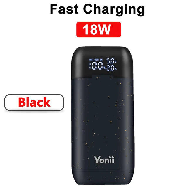 Caja Cargadora Power Bank 18650/21700, Carga Rápida QC3.0 18W