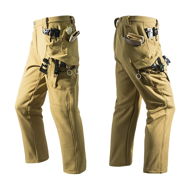 Chaquetas tácticas de piel de tiburón City Gargo para hombre, pantalones de senderismo, pesca, escalada, senderismo, pantalones informales para caza y acampada, M-5XL