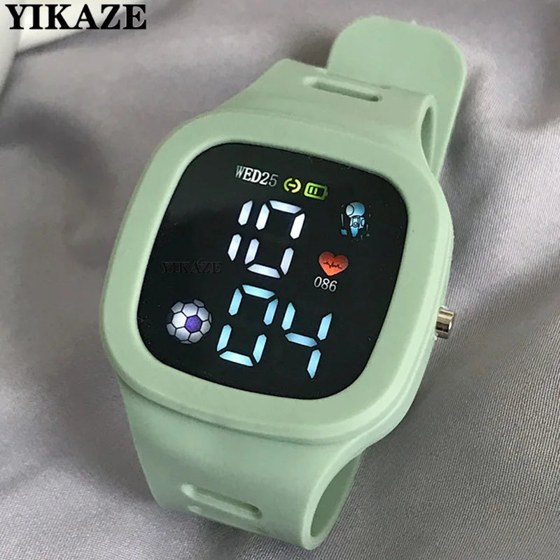 Reloj Deportivo Digital LED Cuadrado Unisex