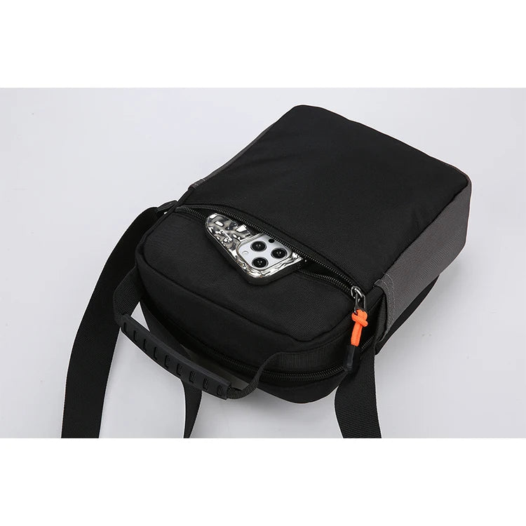 Bolso cruzado para hombre con correas ajustables, bolso de hombro multifuncional para desplazamientos diarios, bolso informal para exteriores