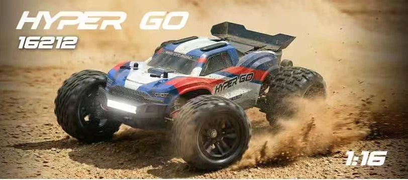 Coche RC 1/16 4WD sin Escobillas, 60 KM/H, Control Remoto 2.4G