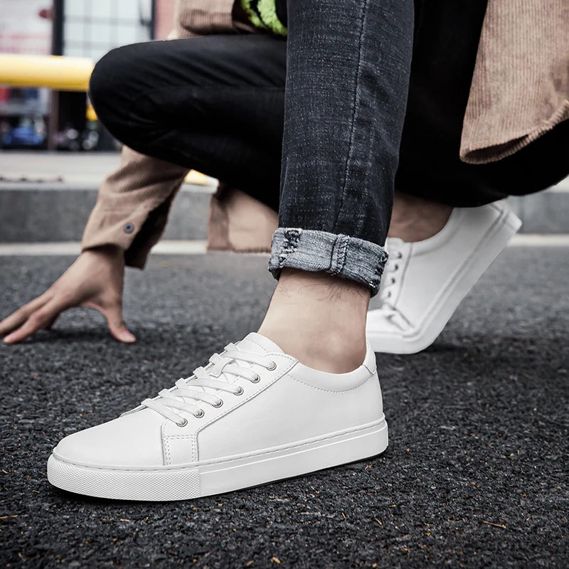 Zapatos Casuales de Cuero Genuino para Hombre | Planos Artesanales