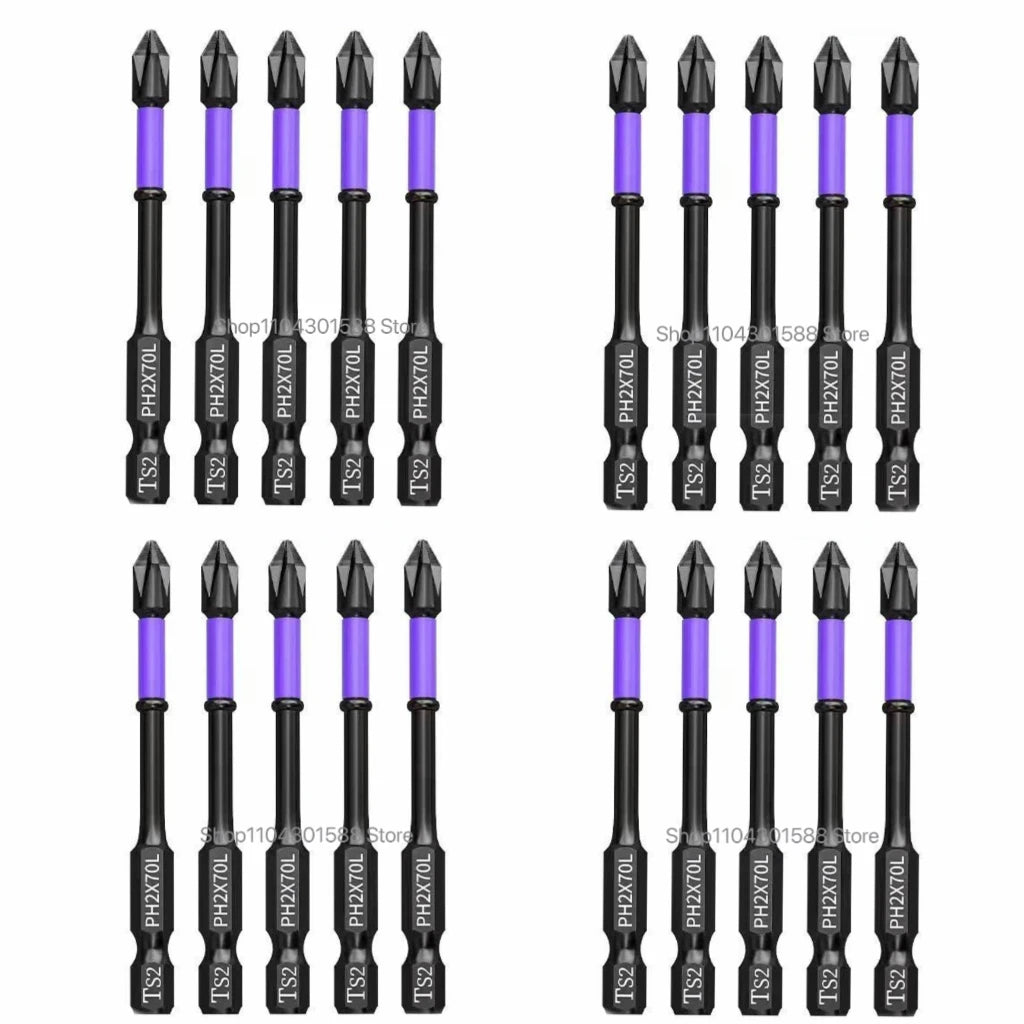 Set de Brocas PH2 de Impacto Magnéticas 5-60 Piezas