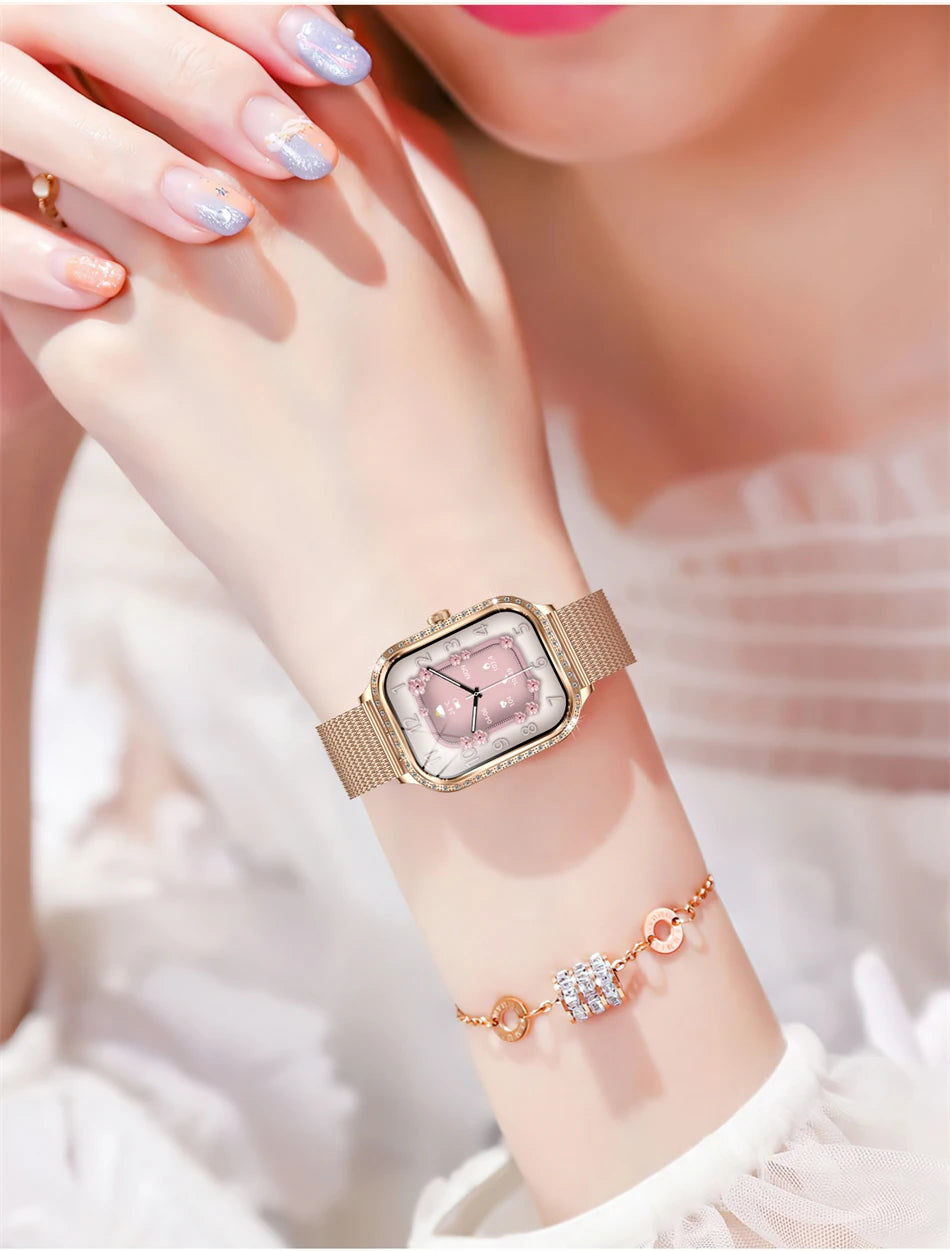 Reloj Inteligente Mujer HD 1.75 Fitness Bluetooth