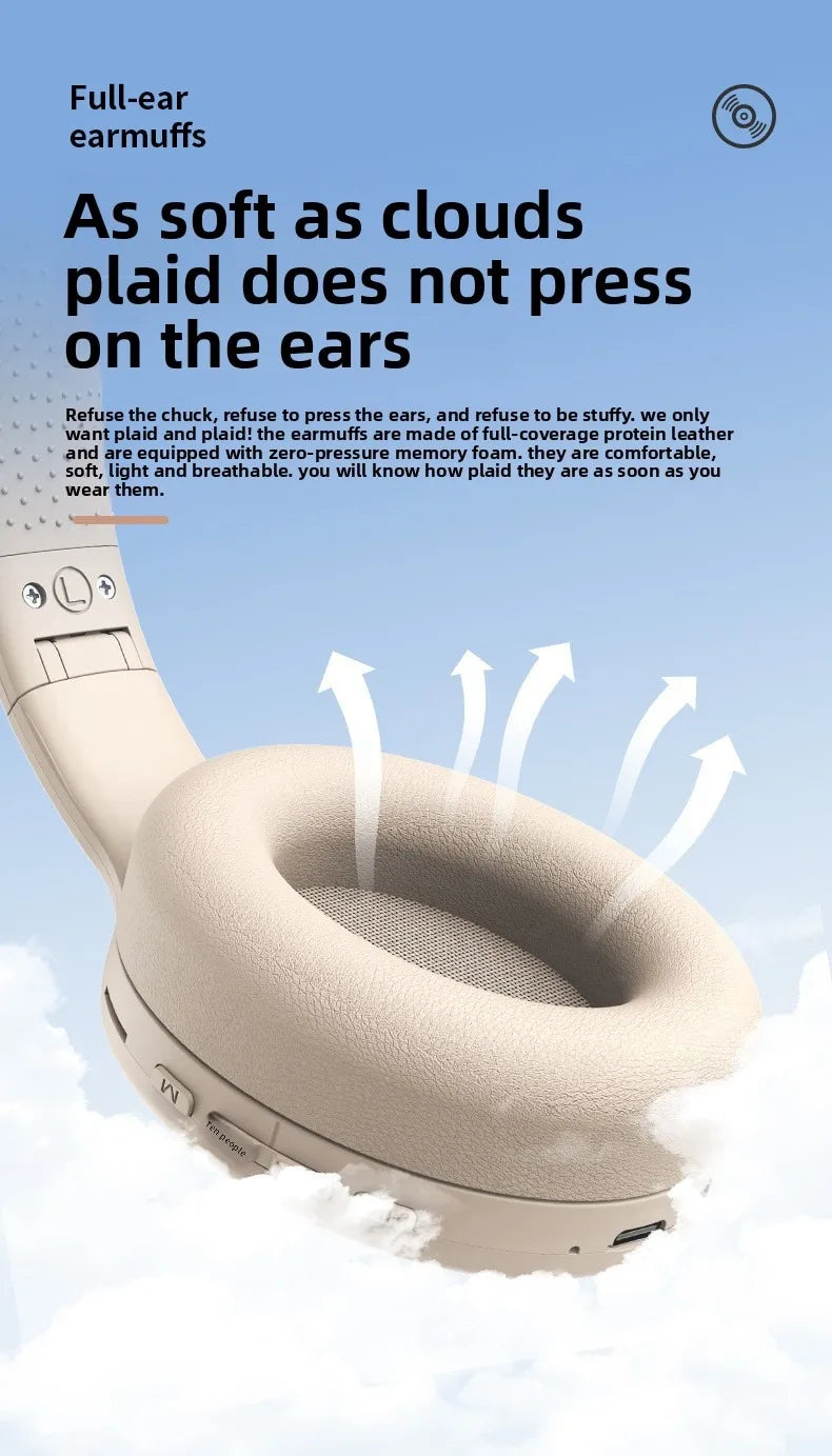Auriculares Bluetooth Over-Ear HiFi Gaming Regalo