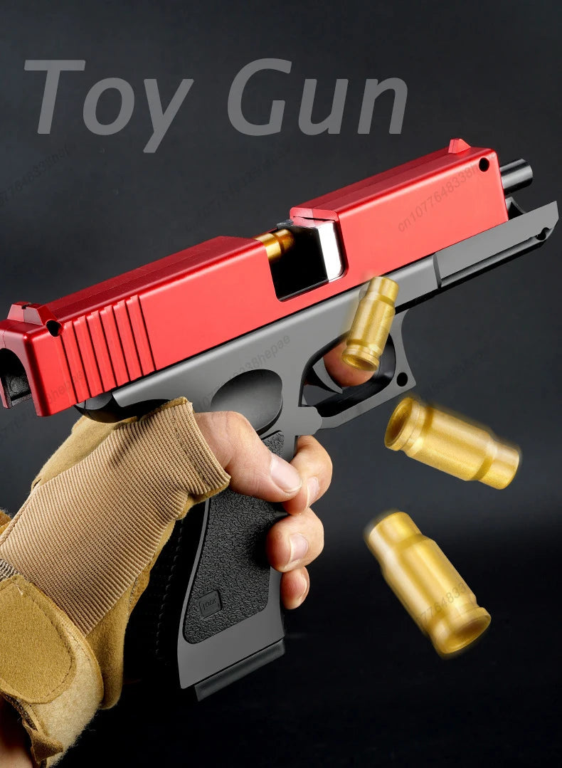 Pistola de juguete, pistola de balas blandas M1911, dardos de espuma expulsados, arma Manual de Airsoft con silenciador para niños y adultos