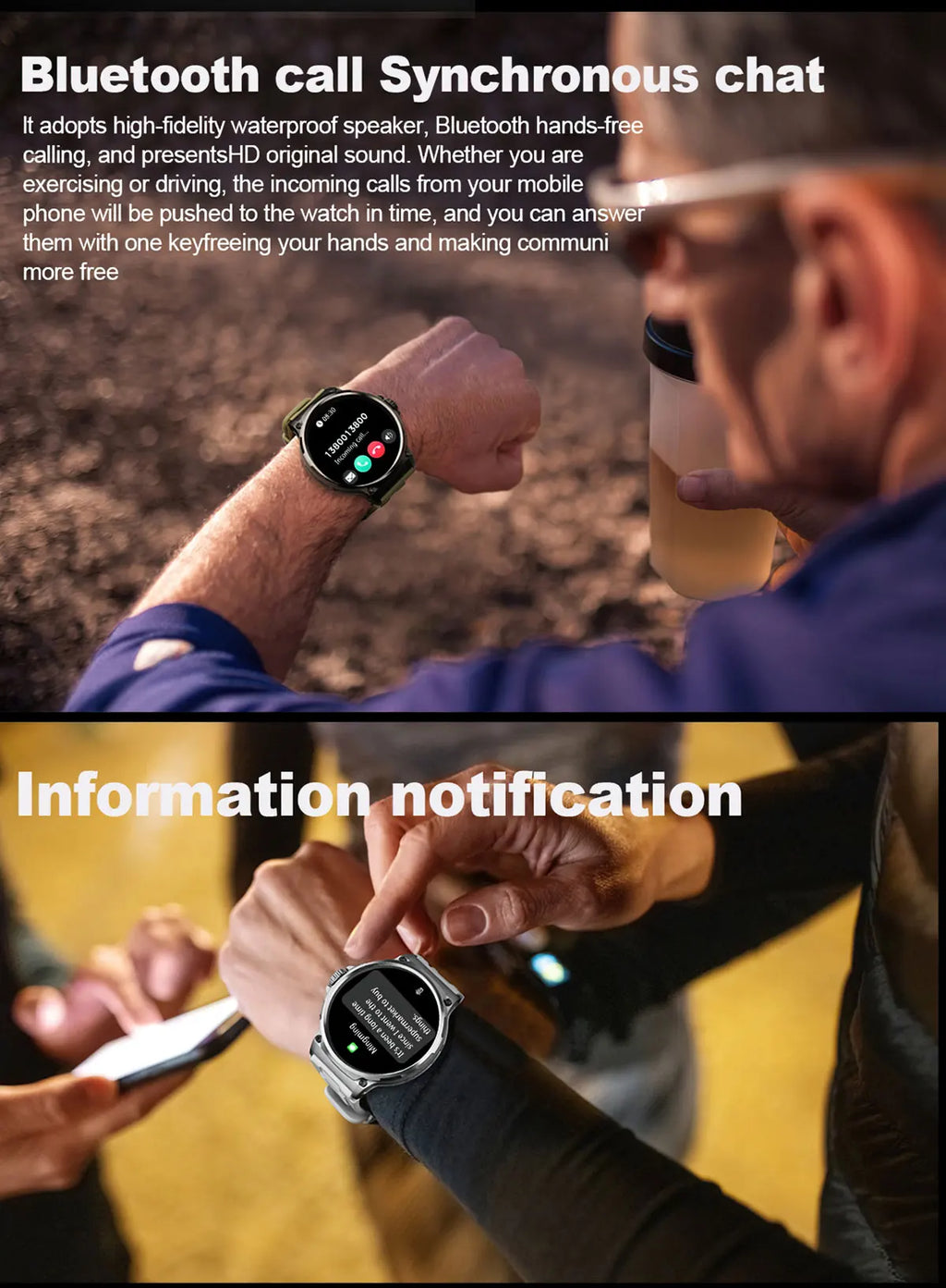Reloj Inteligente Deportivo AMOLED 1.85 GPS