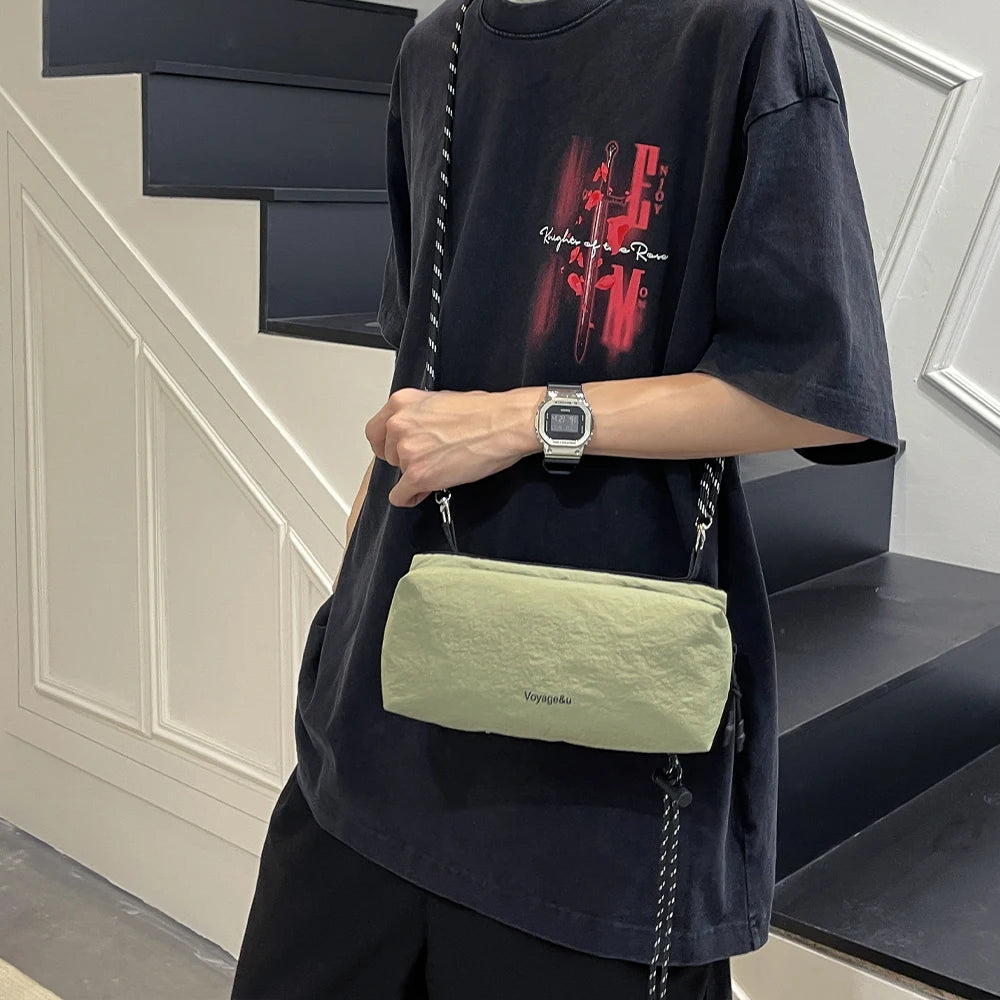 Bolso para botella de agua, bolso cruzado simple y liviano, bolso de hombro deportivo informal y moderno, bolso para teléfono móvil