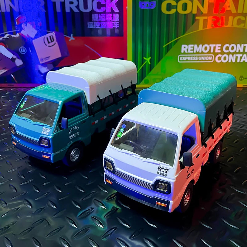 Camión de Carga RC 1:16 con Luces LED para Niños