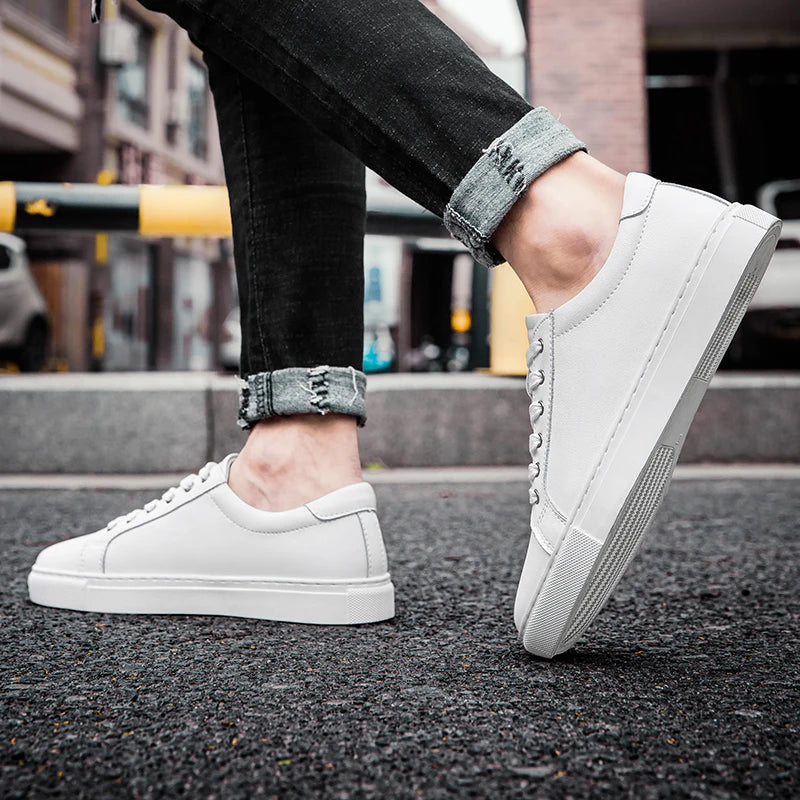Zapatos Casuales de Cuero Genuino para Hombre | Planos Artesanales