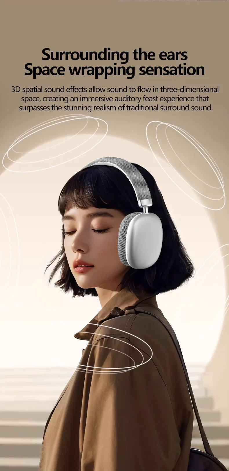 Audífonos Bluetooth 5.3 Max 2025, Audífonos Intrauditivos Inalámbricos, Audífonos Pro Max para iOS y Android, TWS Bluetooth