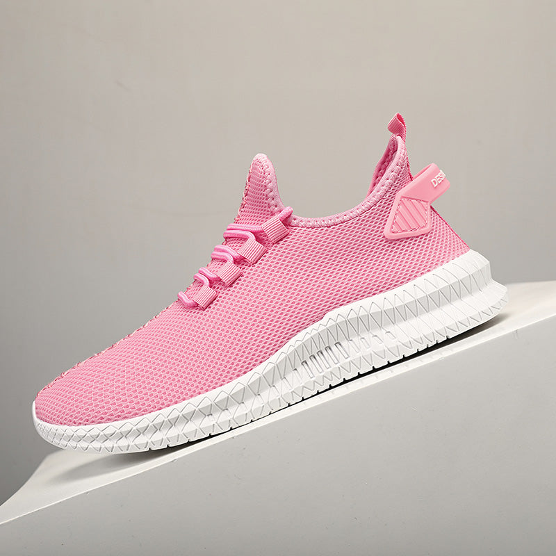 Zapatillas de correr transpirables para hombre, zapatos informales con plataforma a la moda para hombre, zapatos vulcanizados ligeros para mujer, zapatillas antideslizantes flexibles