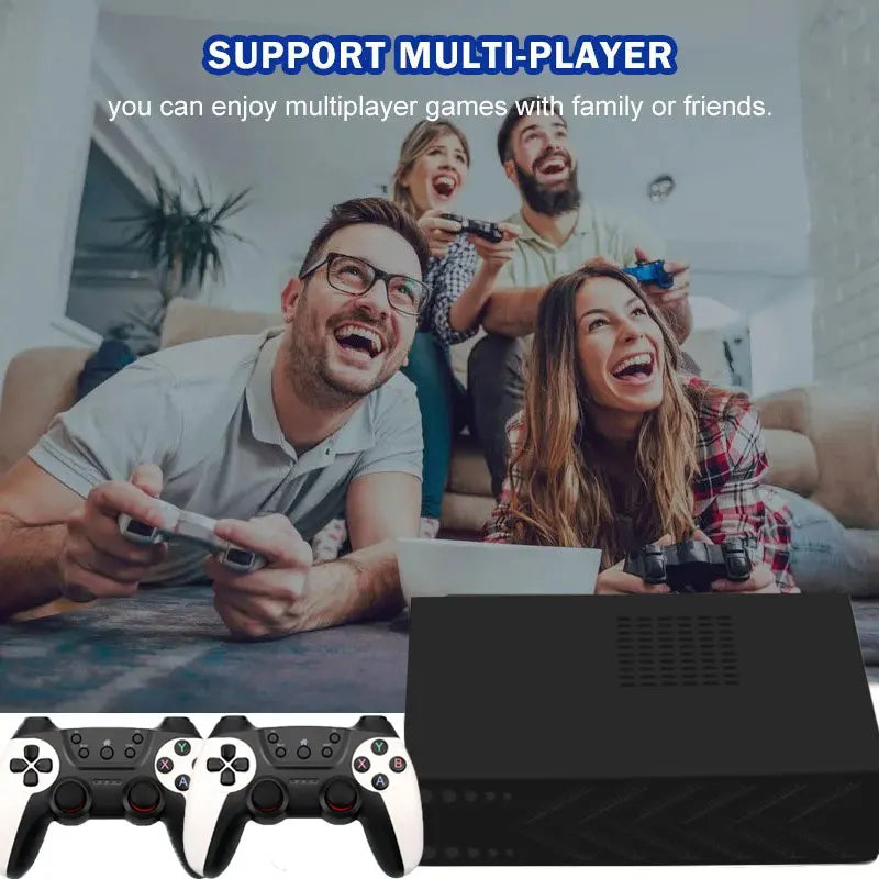 Consola de videojuegos Retro R3 PRO Batocera sistema 500GB 3865U 70000 + juegos para Wii PS2 PSP Saturn GameCube N64 mango inalámbrico