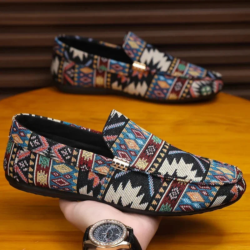 Zapatos informales de verano para hombre, mocasines transpirables para hombre, zapatos perezosos, zapatillas cómodas para caminar, zapatos planos antideslizantes para conducir