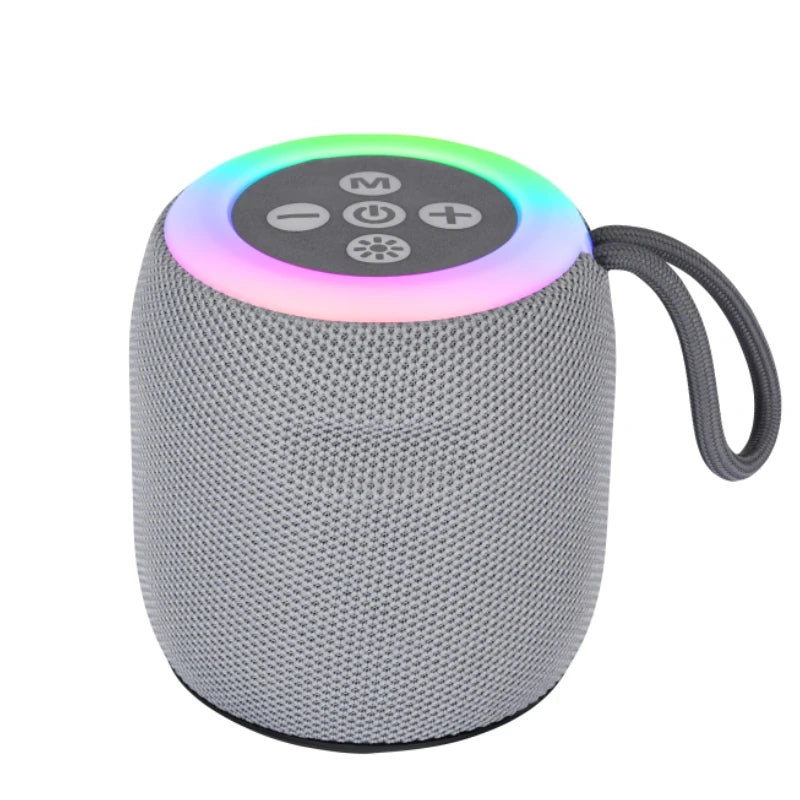 Parlante Bluetooth Portátil con Luces RGB y Sonido 5W