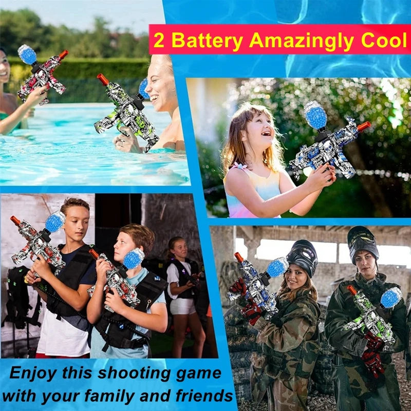 Pistola Eléctrica de Bolas de Gel M416 para Juegos al Aire Libre
