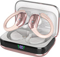 Auriculares inalámbricos con Bluetooth 5,3, cascos deportivos con 75H de tiempo de reproducción, IPX7, resistentes al agua, pantalla LED, graves profundos