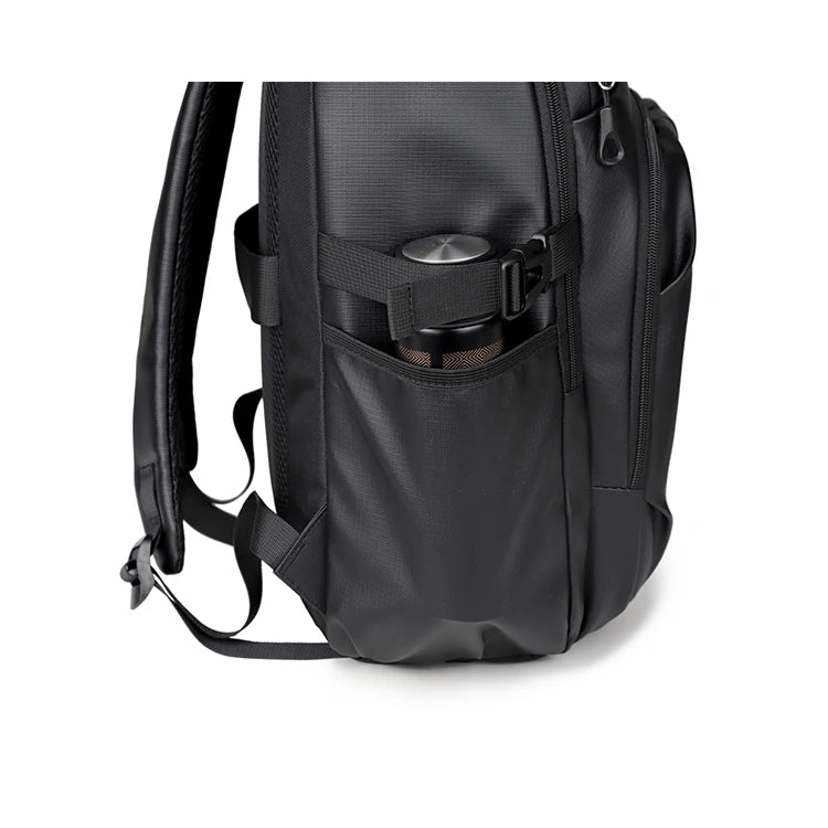 Mochila de negocios, mochila para portátil, bolsa de viaje, negra, gran capacidad, adecuada para diferentes escenarios