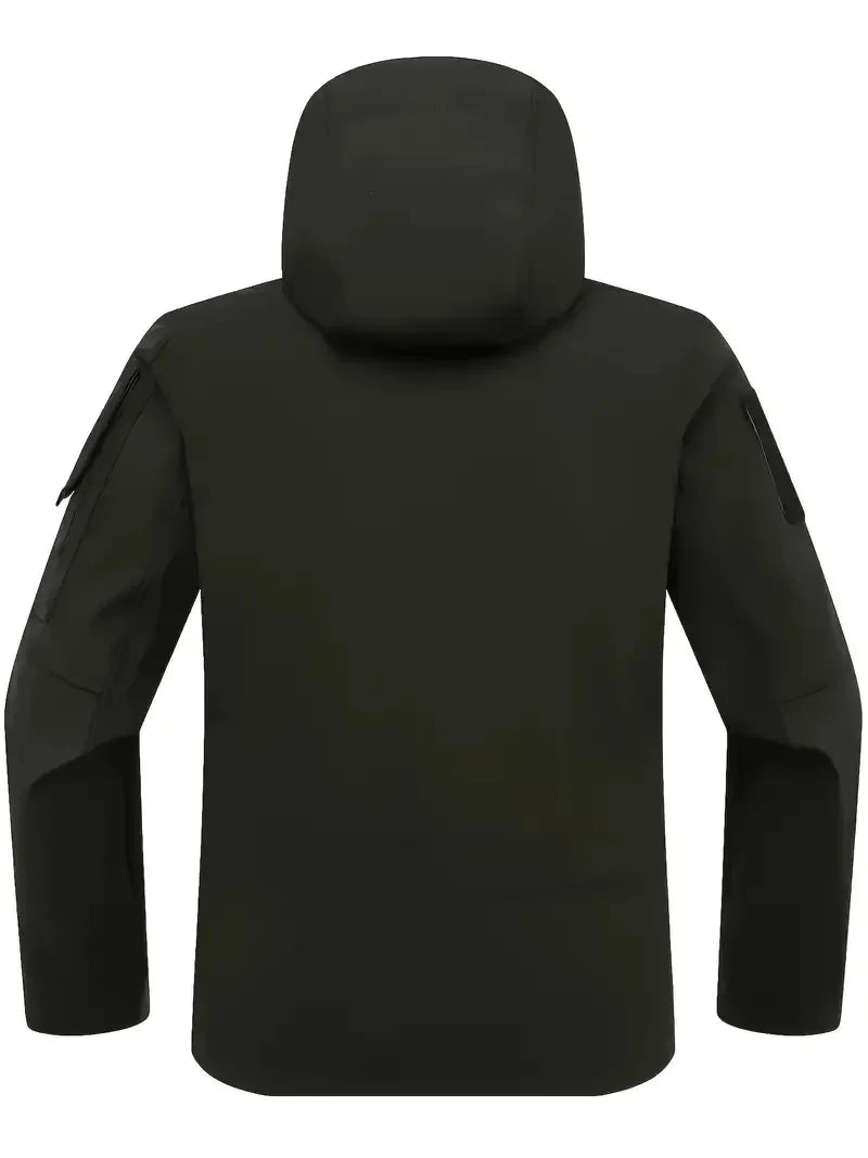 Chaqueta Táctica Militar Impermeable con Capucha para Hombre