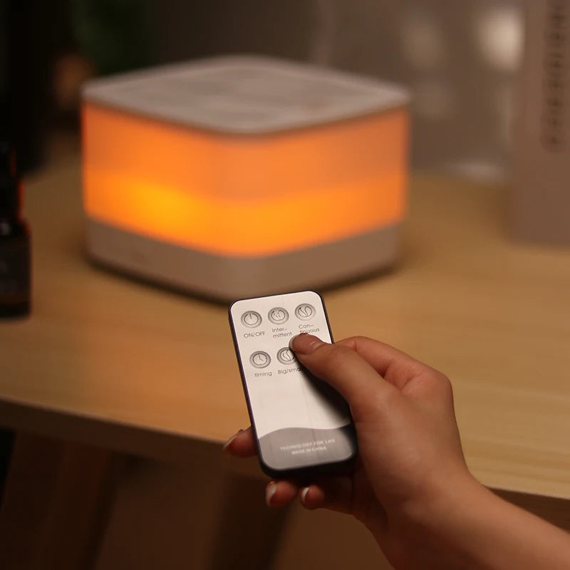 Difusor de Aire Cubo con Luz Nocturna y Control