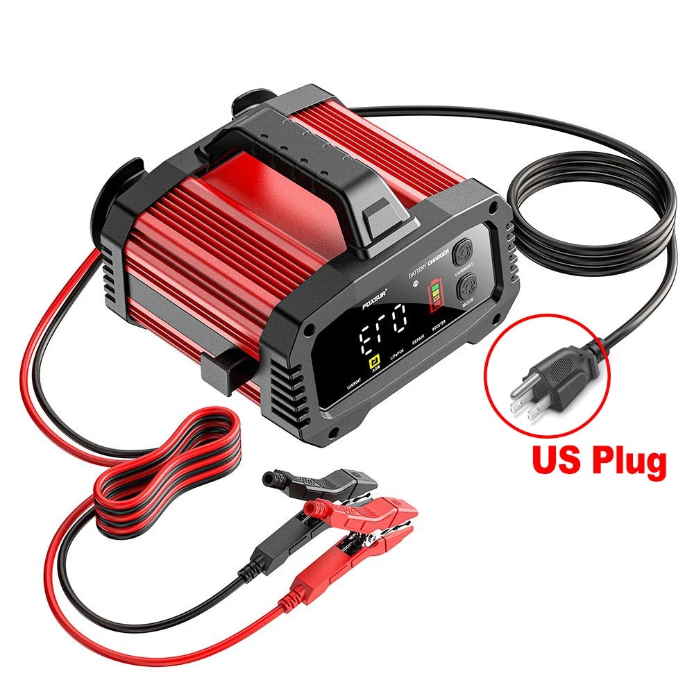 Cargador de Batería Inteligente 25A/15A | 12V-24V | GEL AGM LiFePo4