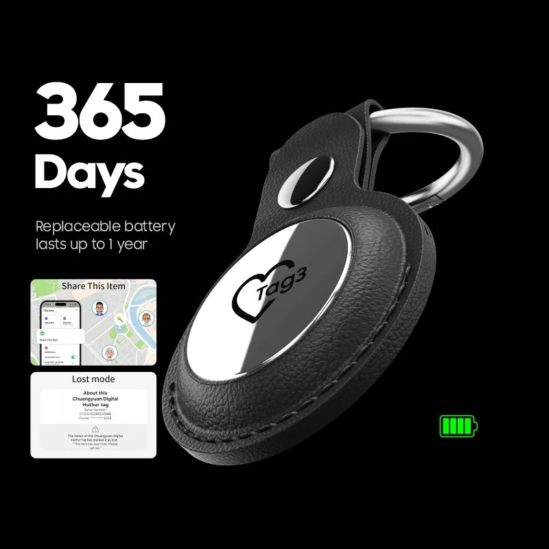 Etiqueta Inteligente con Localizador Antipérdida para Apple Find My, con Alerta Sonora y GPS para Llaves, Carteras, Autos y Mascotas, Solo para iOS, iPhone y iPad