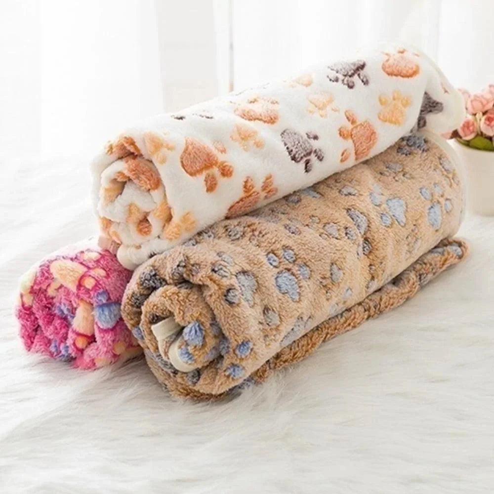Manta Polar Suave para Mascotas - Tapete de Cama en 3 Tamaños