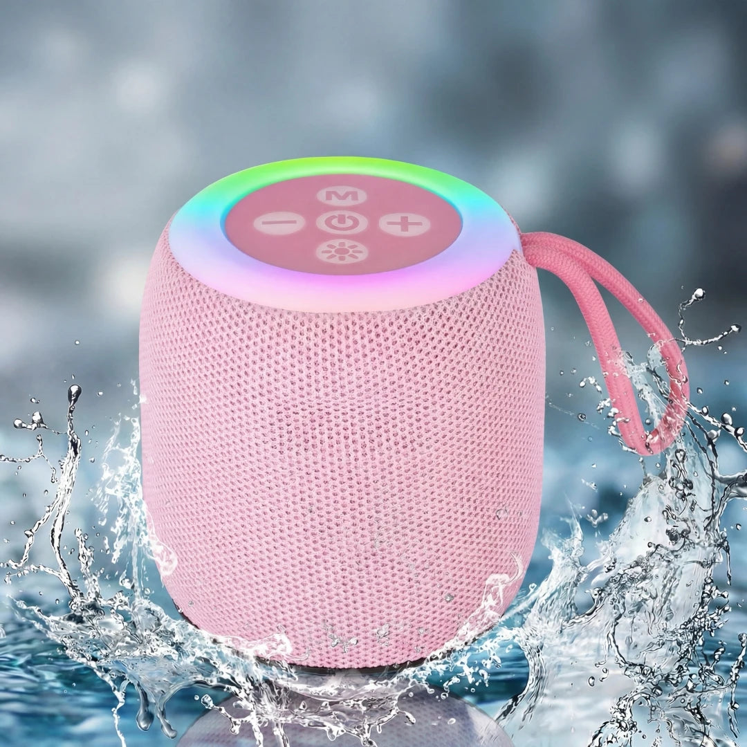 Parlante Bluetooth Portátil con Luces RGB y Sonido 5W