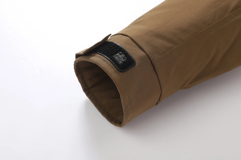 Parka Militar con Capucha para Hombre, Abrigo de Invierno Anorak