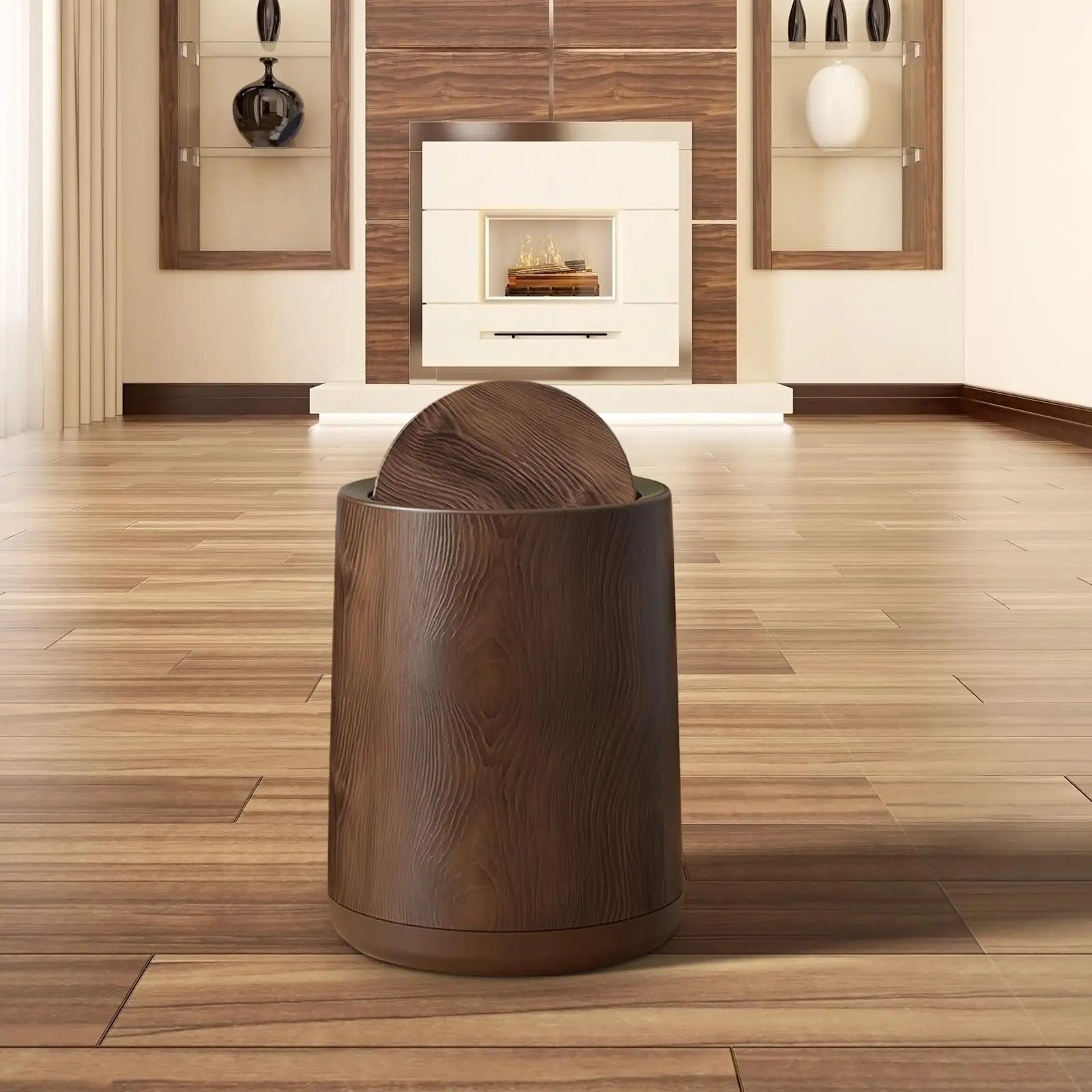 Cubo de basura para baño, cubo de basura para el hogar, dormitorio, dormitorio