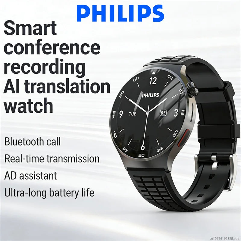 Reloj Inteligente Philips IA Grabación y Traducción